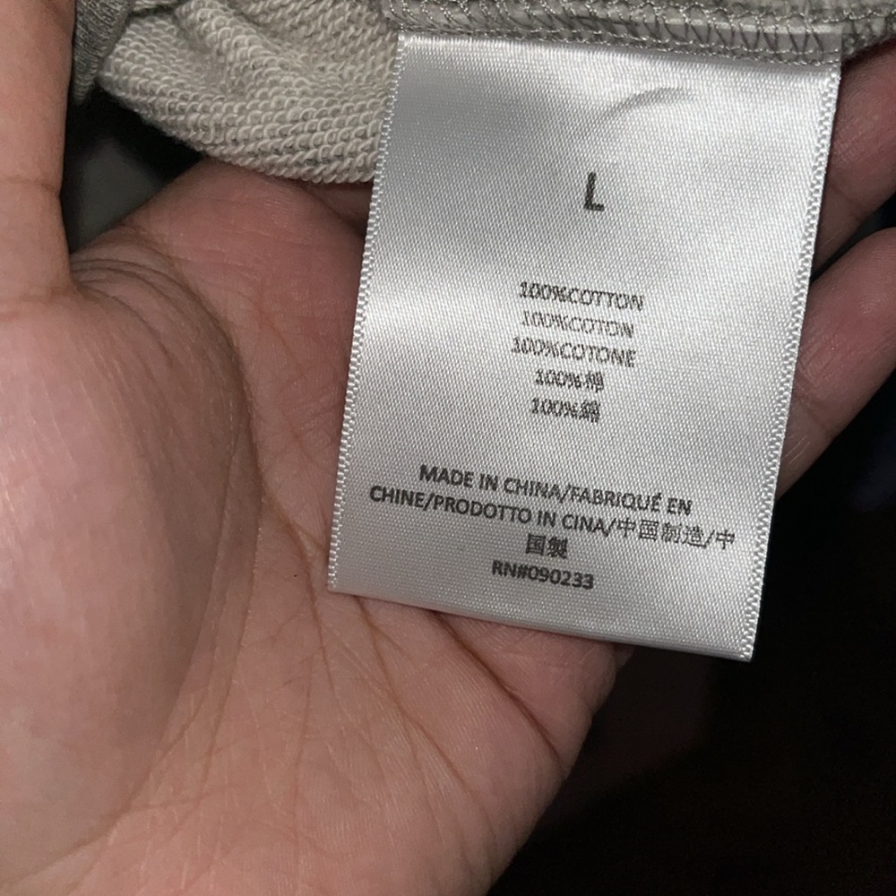 Essentials Fear of God Grey Polo Long Sleeve - Picture 4 of 4